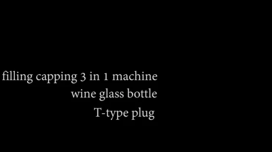 Автоматическая упаковочная линия для розлива красного вина.