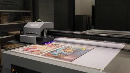 Китайский производитель принтеров Планшетный УФ-струйный принтер со светодиодной подсветкой, УФ-печатная машина Dx5 длиной 2,5 метра