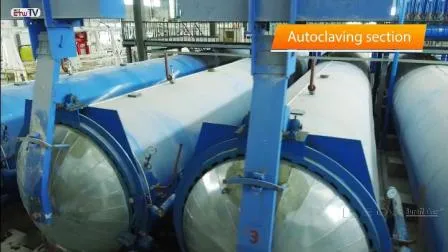 Машина Keda для производства блоков/плит из легкого бетона, автоматический завод по производству газобетона